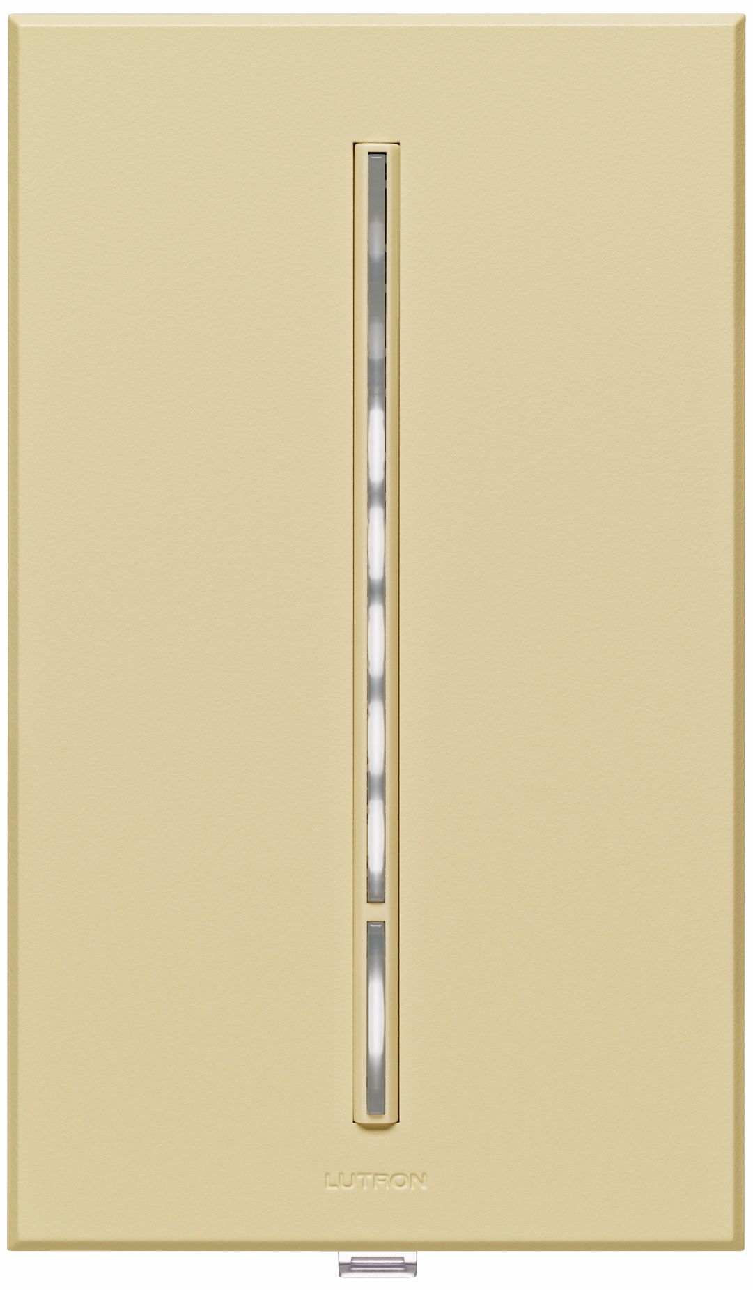 Lutron Vierti White LED 600 Watt Single Pole Almond Dimmer