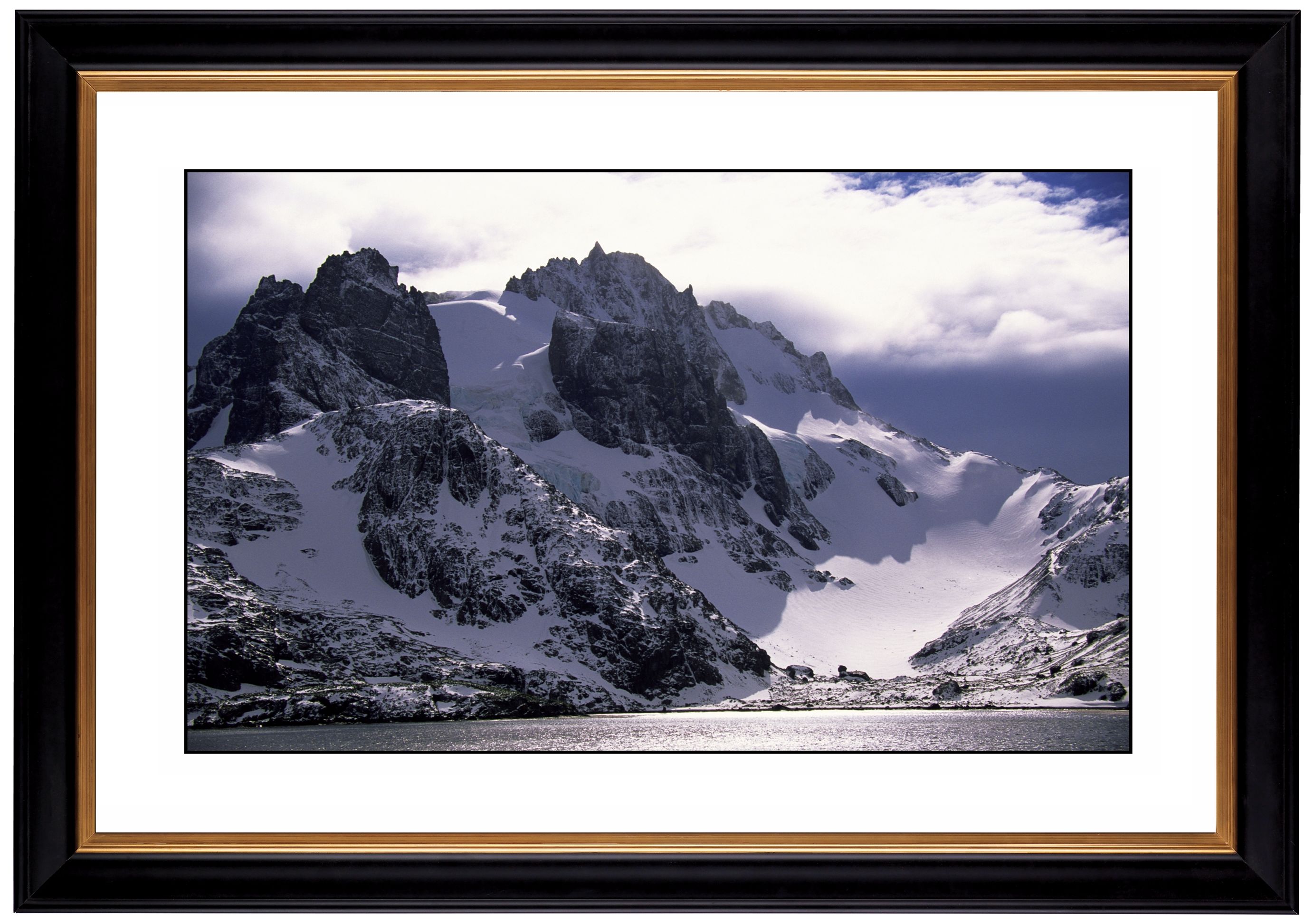 Icy Mountain View Giclee 41 3/8" Wide Wall Art