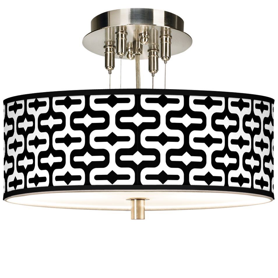 Reflection Giclee 14" Wide Ceiling Light