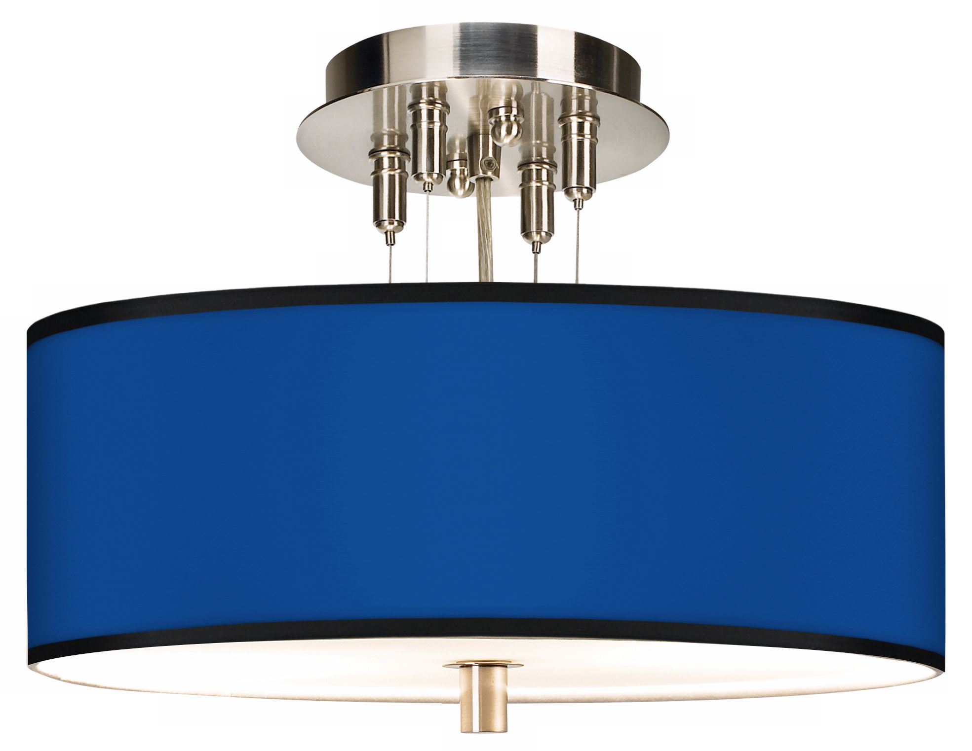 All Blue Giclee 14" Wide Ceiling Light