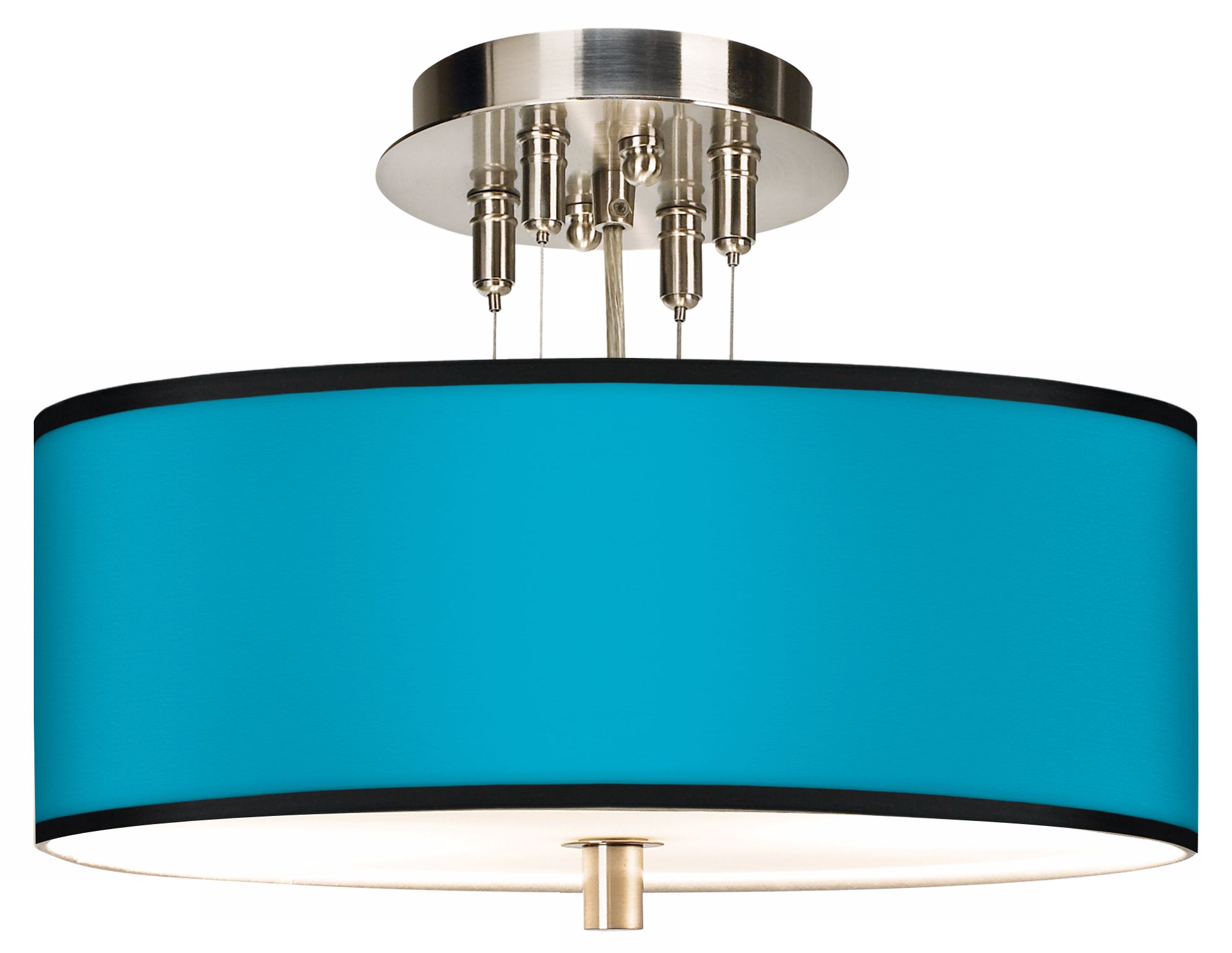 All Aqua Giclee 14" Wide Ceiling Light