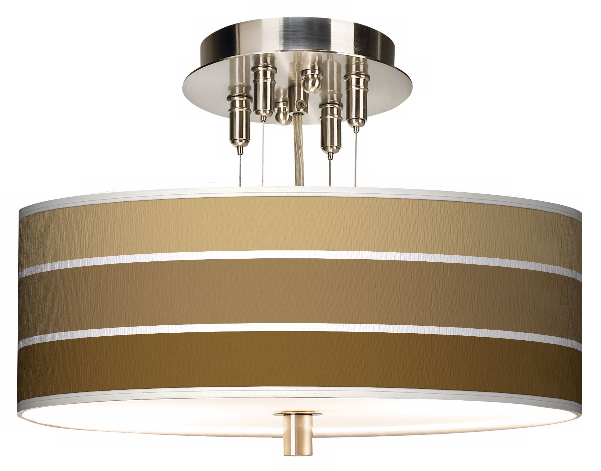 Tones Of Chestnut 14" Wide Ceiling Light