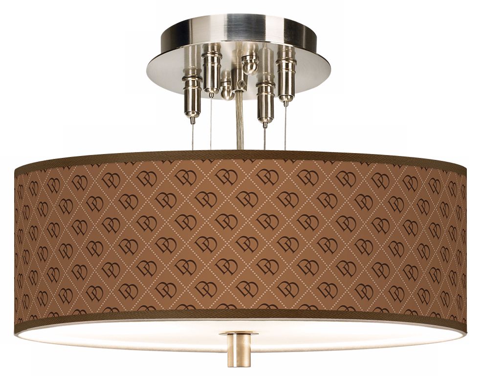 West Bend Giclee 14" Wide Ceiling Light