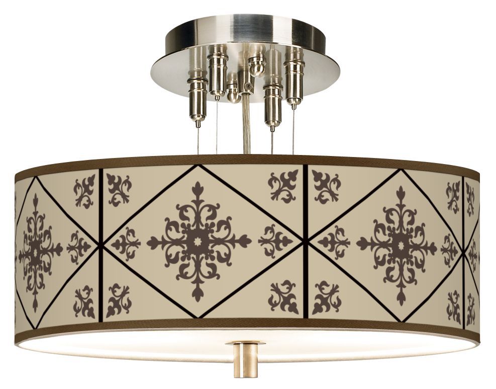 Chambly Giclee 14" Wide Ceiling Light