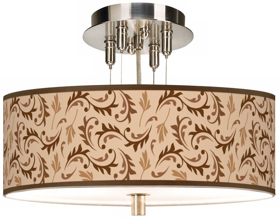 Fall Breeze Giclee 14" Wide Ceiling Light