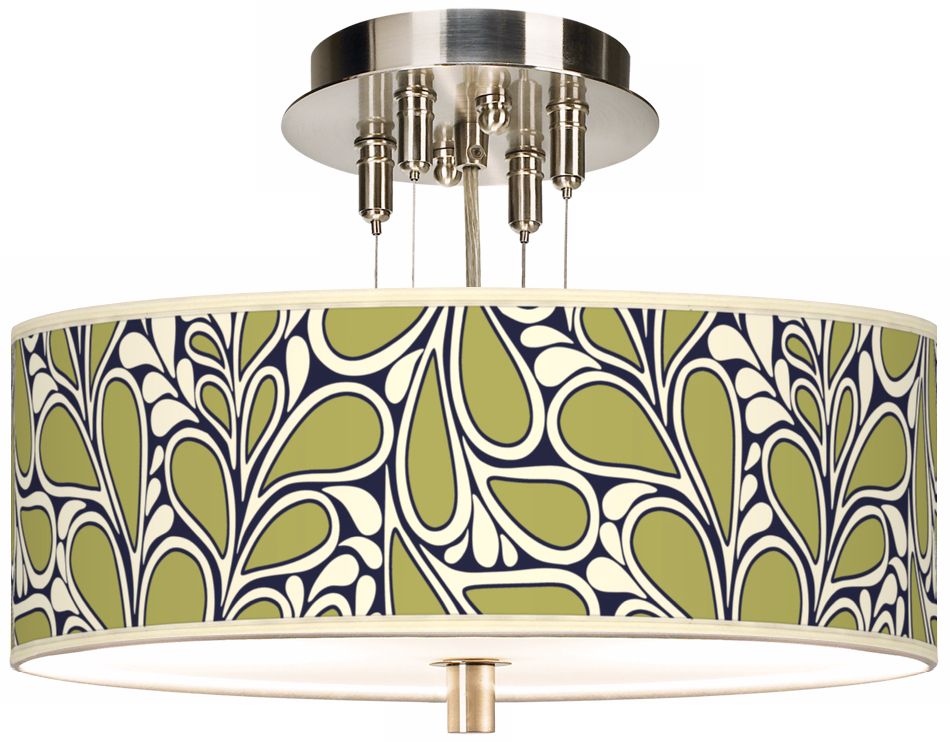 Stacy Garcia Rain Metal Giclee 14" Wide Ceiling Light