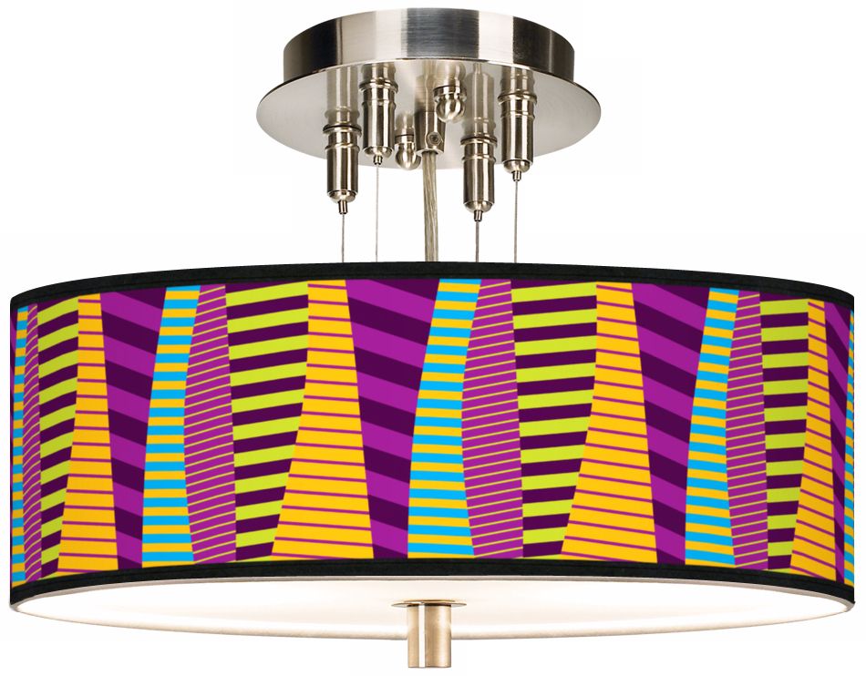 Mambo Giclee 14" Wide Ceiling Light