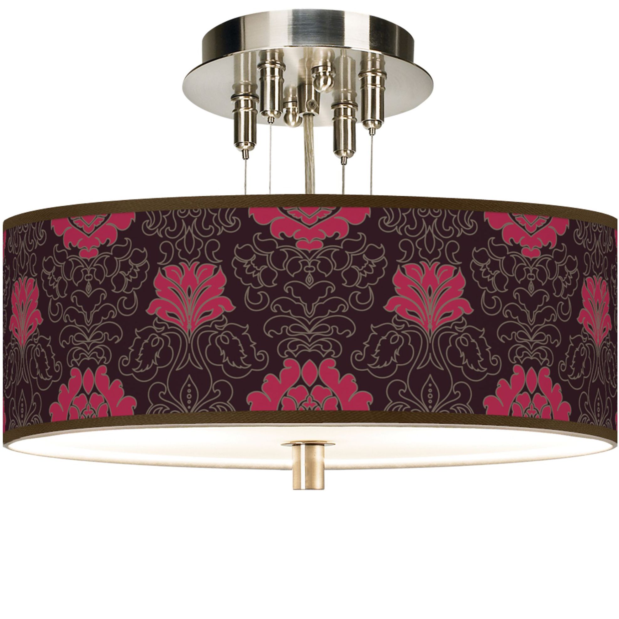 Stacy Garcia Florentia Wild Berry 14" Wide Ceiling Light