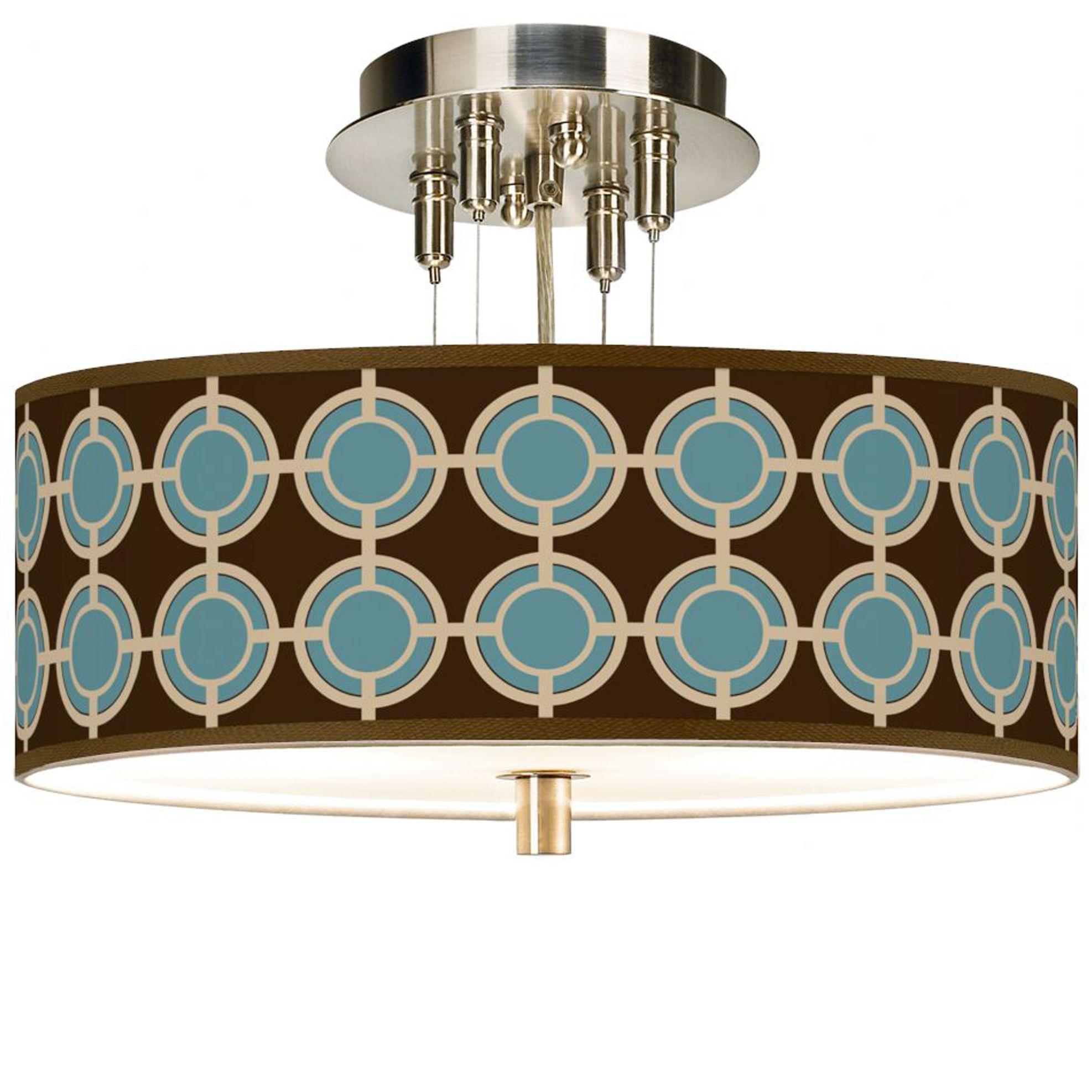 Stacy Garcia Porthole Giclee 14" Wide Ceiling Light