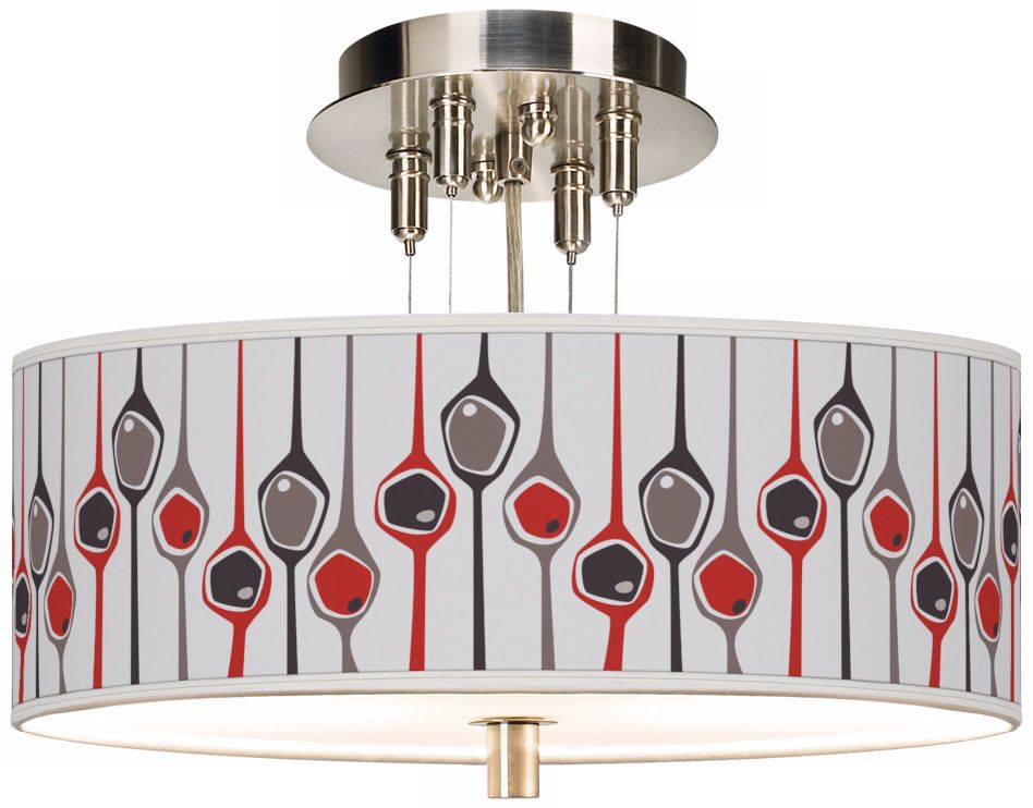 Shutter Giclee 14" Wide Ceiling Light