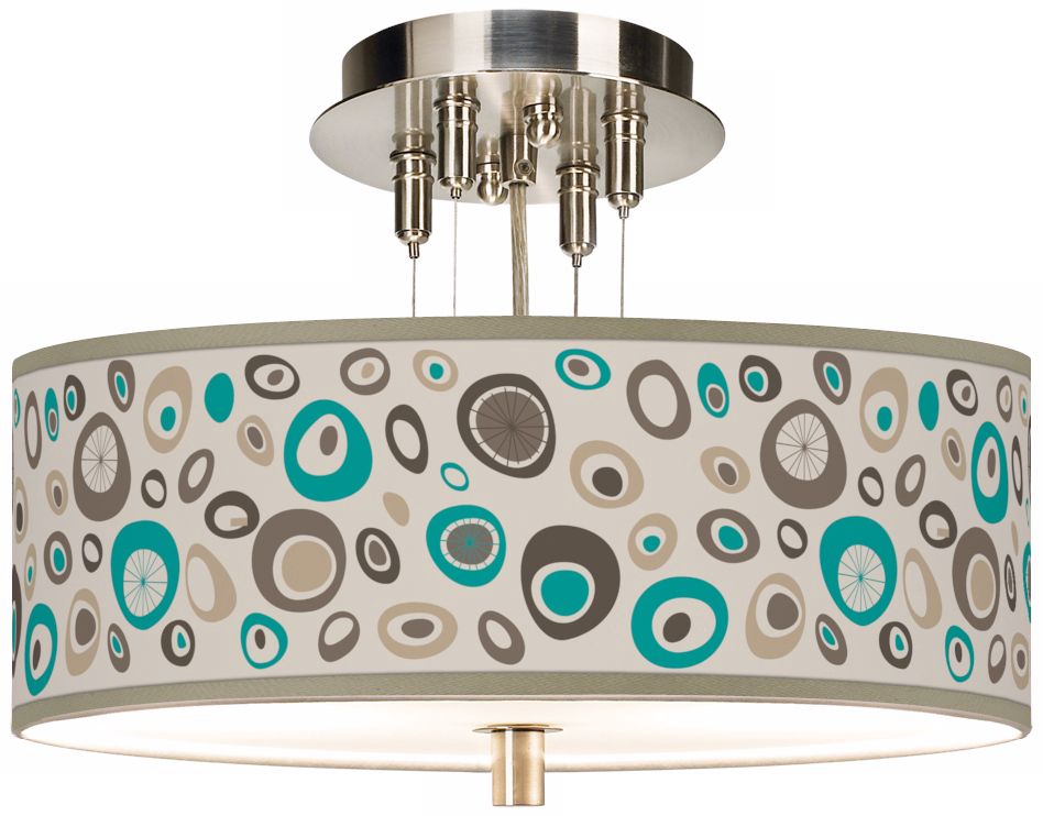 Stammer Giclee 14" Wide Ceiling Light