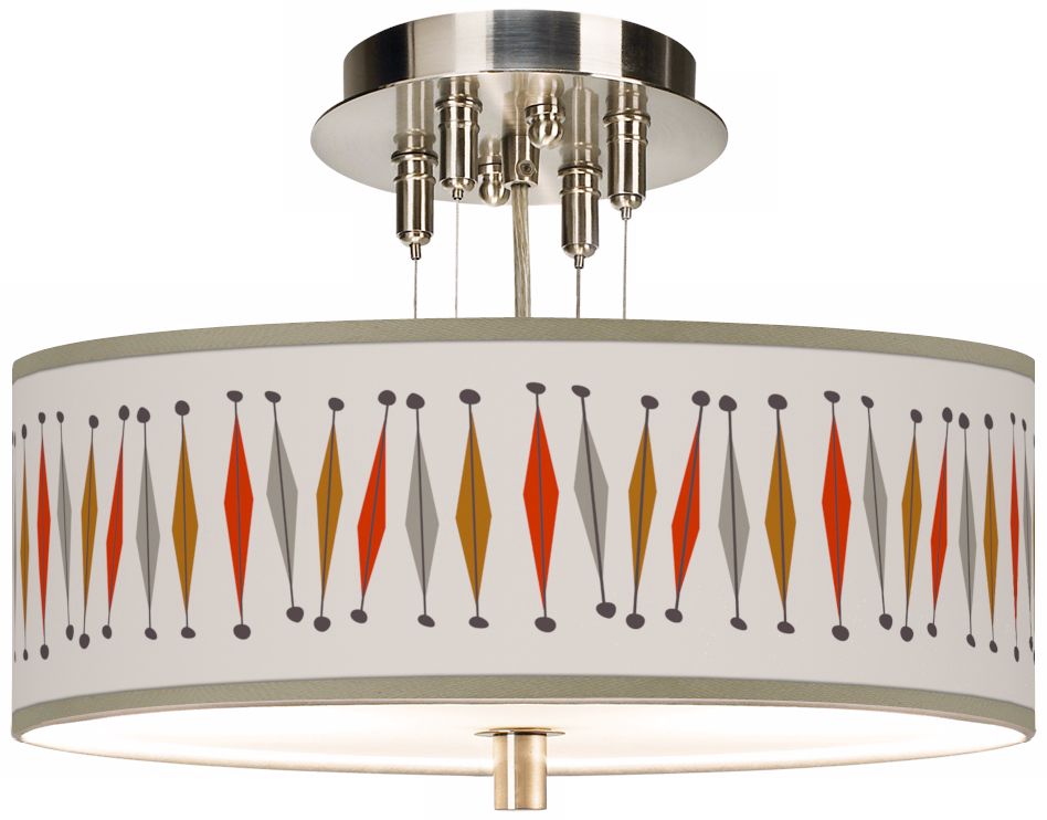 Tremble Giclee 14" Wide Ceiling Light