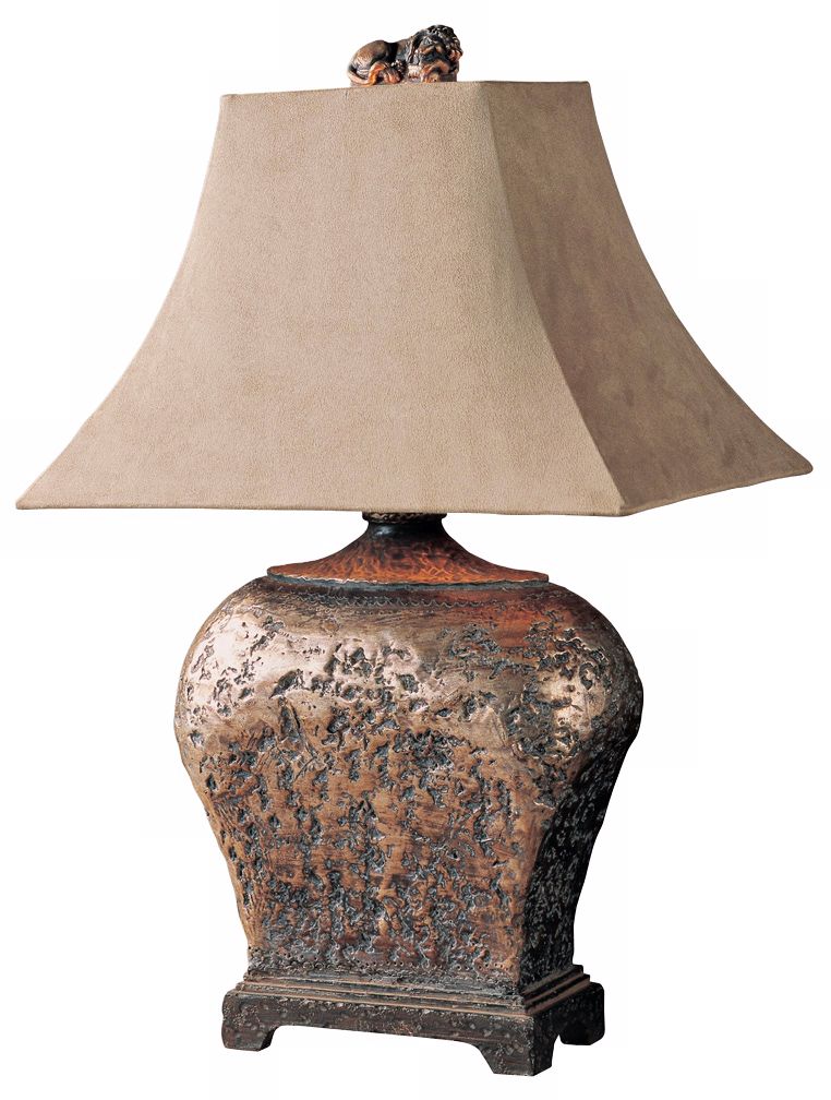 Uttermost Xander Distressed Bronze Table Lamp