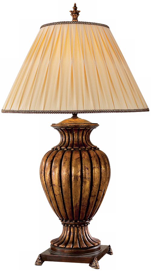 Murray Feiss Verdun Collection Ribbed Urn Table Lamp