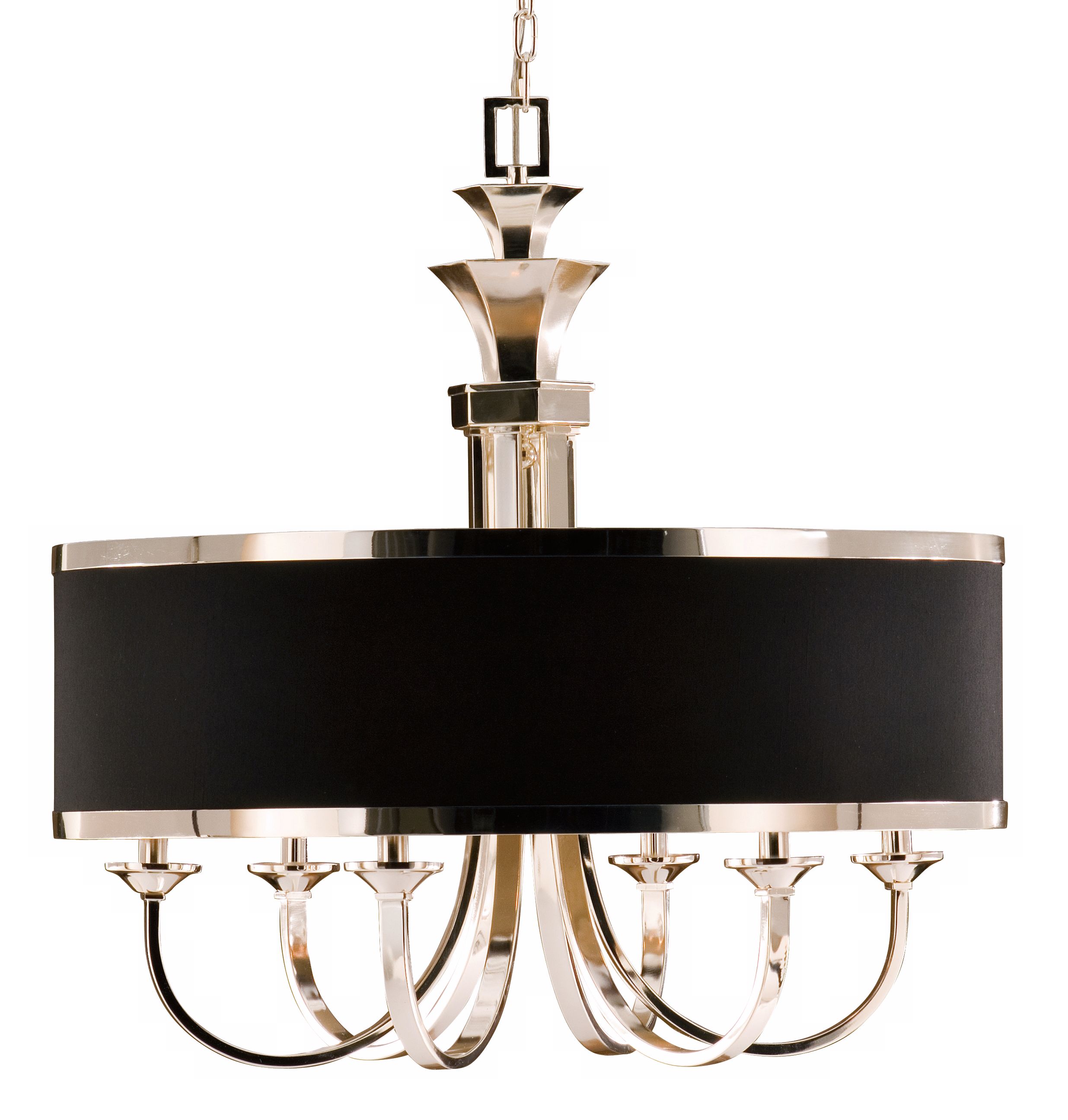 Uttermost Tuxedo Collection 31" Wide Drum Shade Chandelier