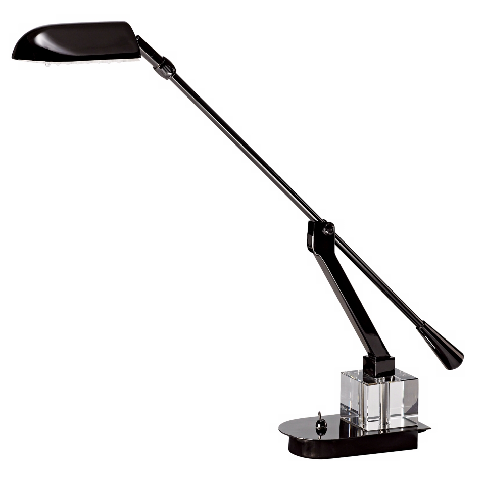 Adjustable Arm Black Chrome LED Desk Lamp   #55718