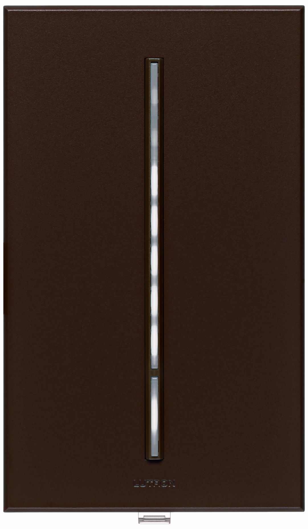 Lutron Vierti White LED 600 Watt Single Pole Brown Dimmer