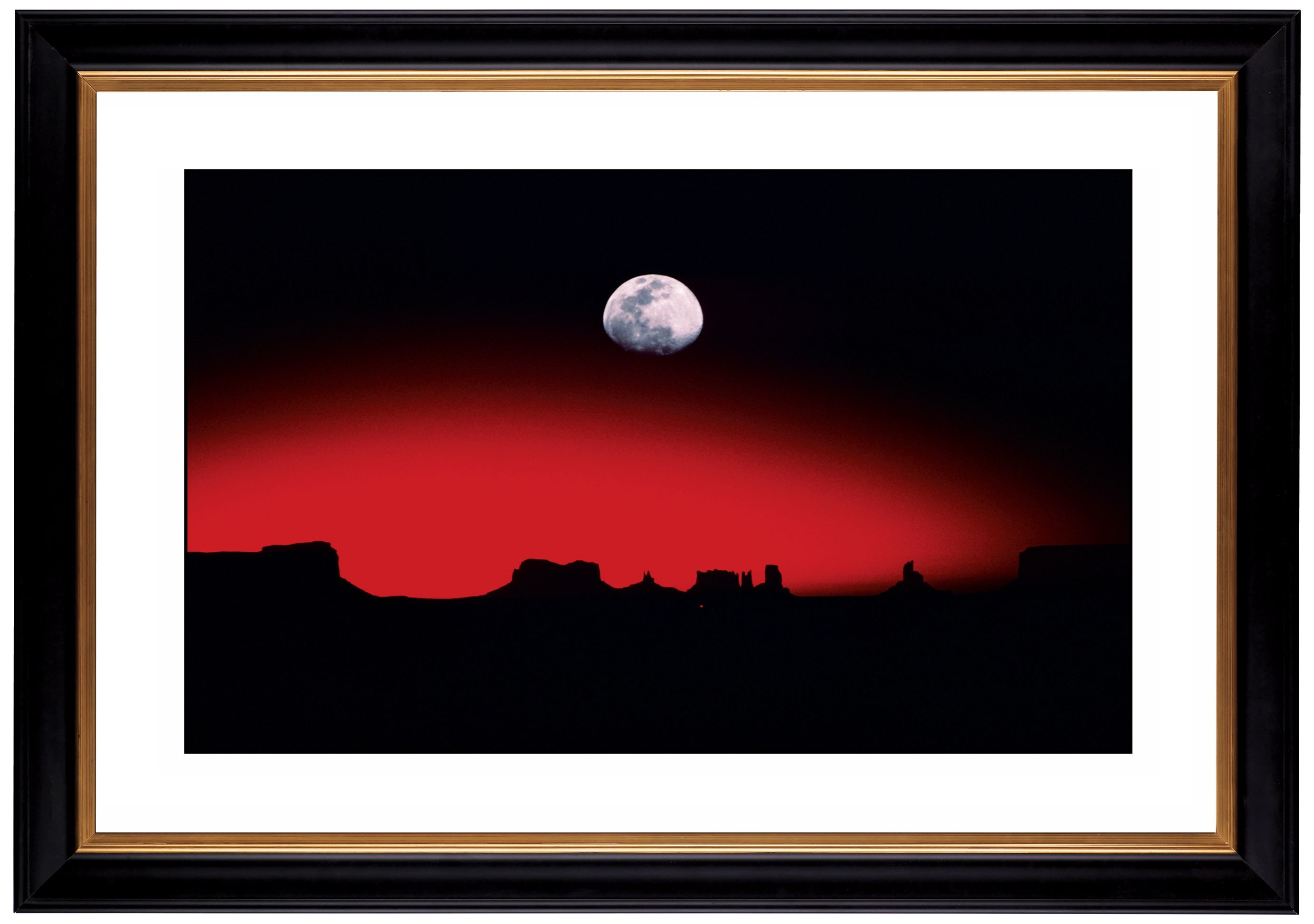 Moonrise Over Desert Giclee 41 3/8" Wide Wall Art