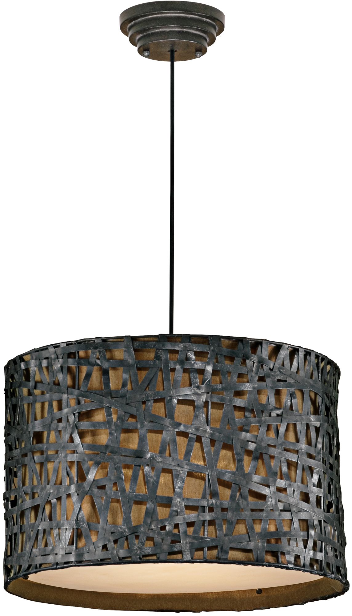 Alita Rust Black Pendant Chandelier