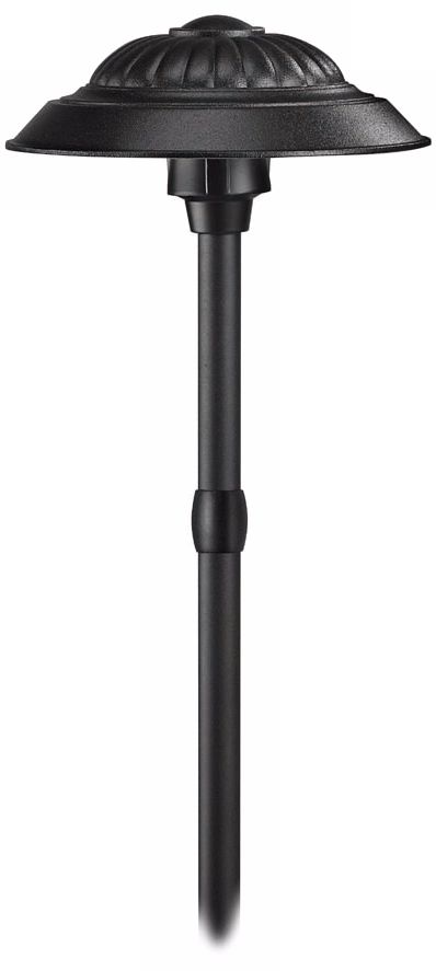 Hinkley Saucer Black Low Voltage Path Light