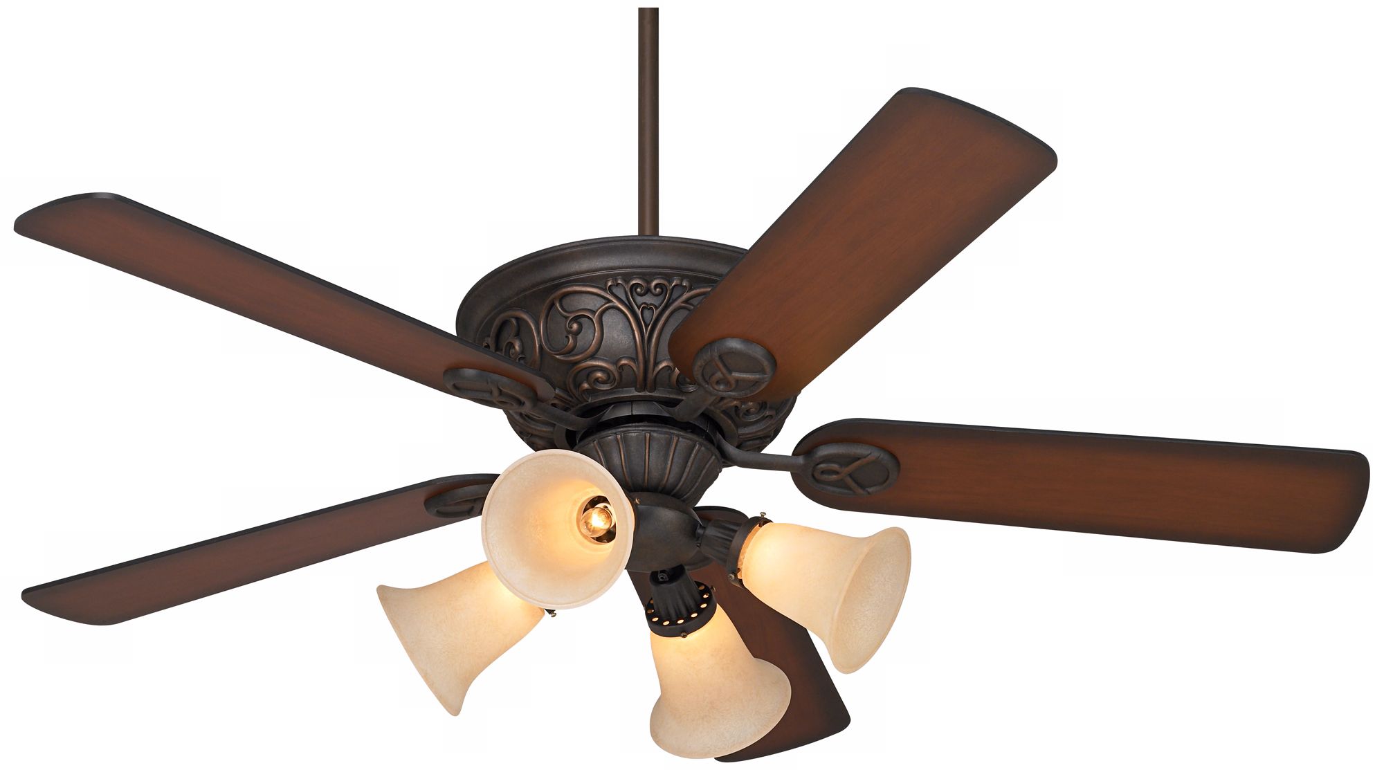 52" Casa Contessa™ Bronze Ceiling Fan with Light Kit