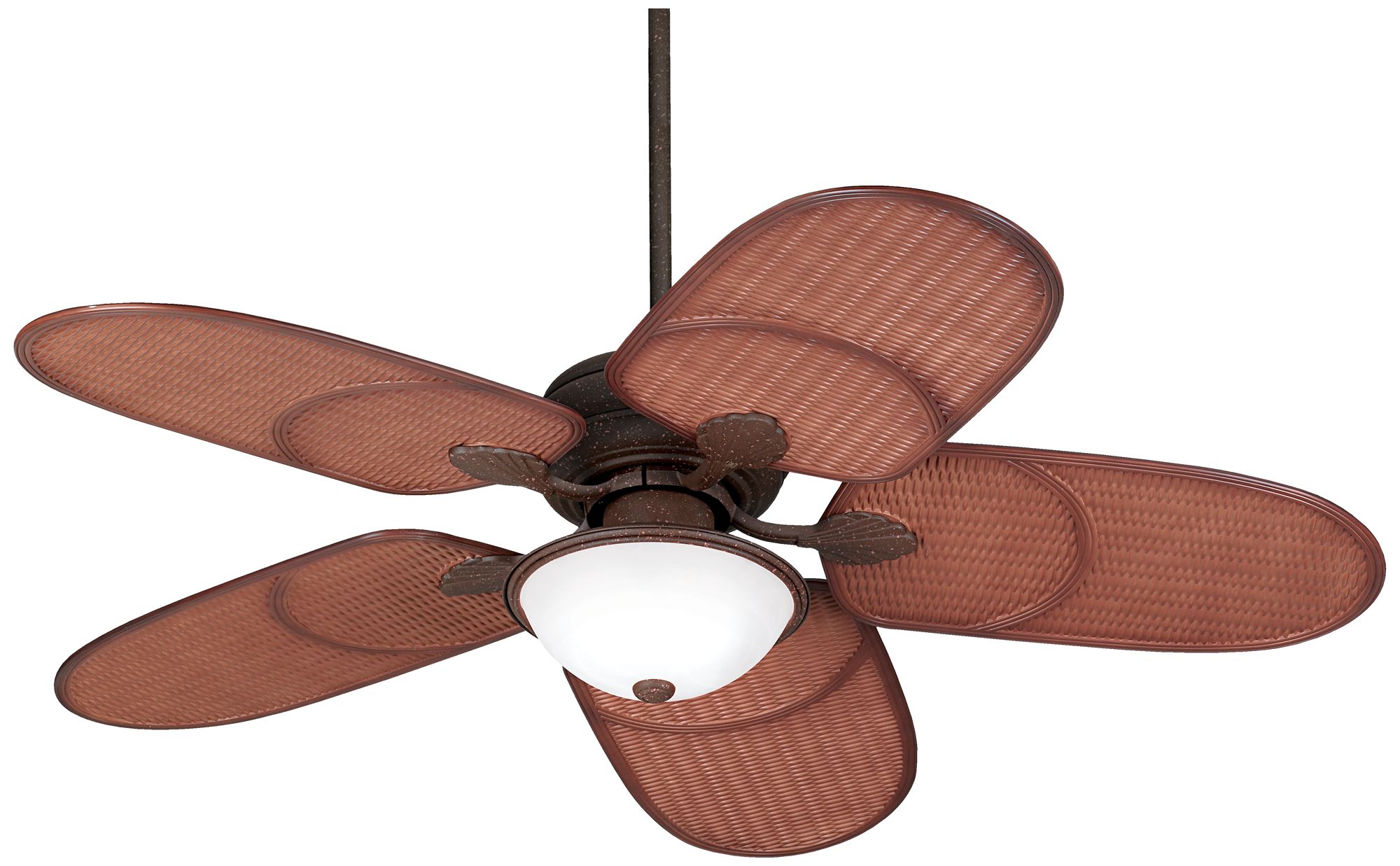 52" Casa Vieja® Rattan Outdoor Tropical Ceiling Fan