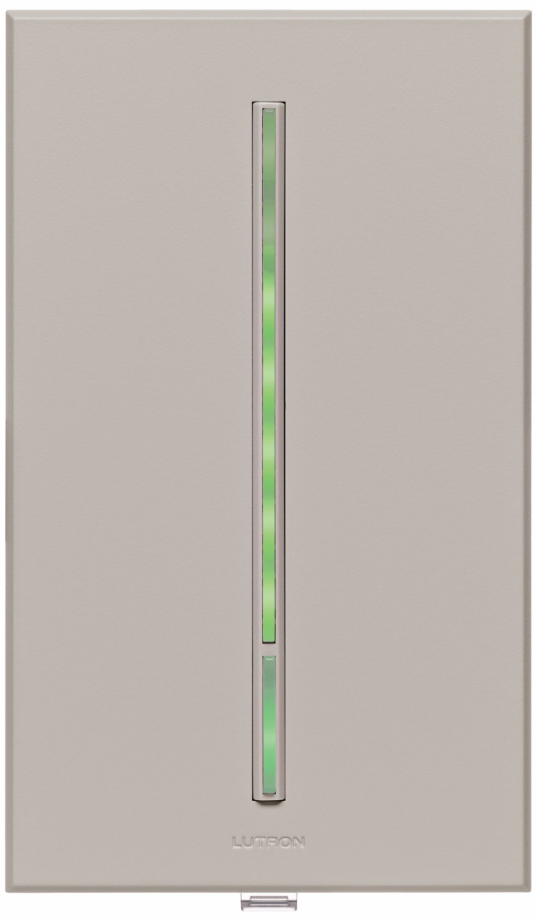 Lutron Vierti 600 Watt Green LED Multilocation Gray Dimmer