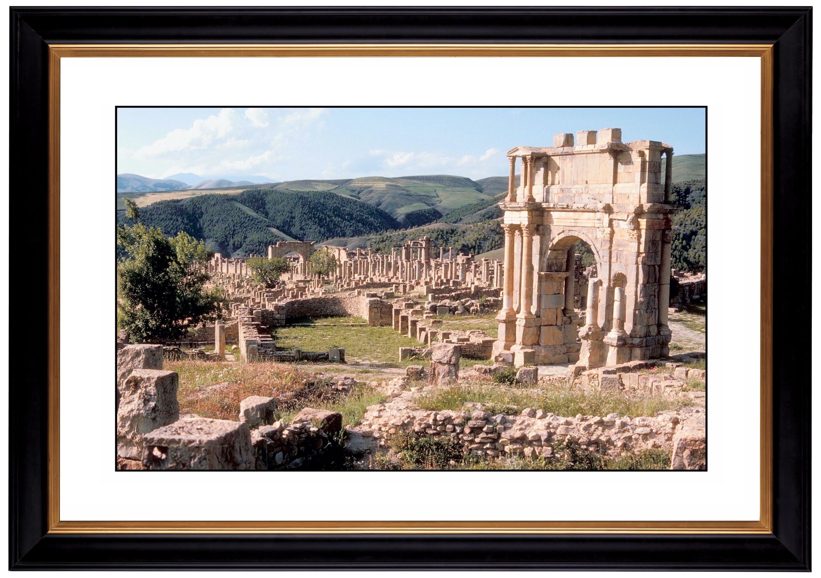 Stonework Abbey Giclee 41 3/8" Wide Wall Art