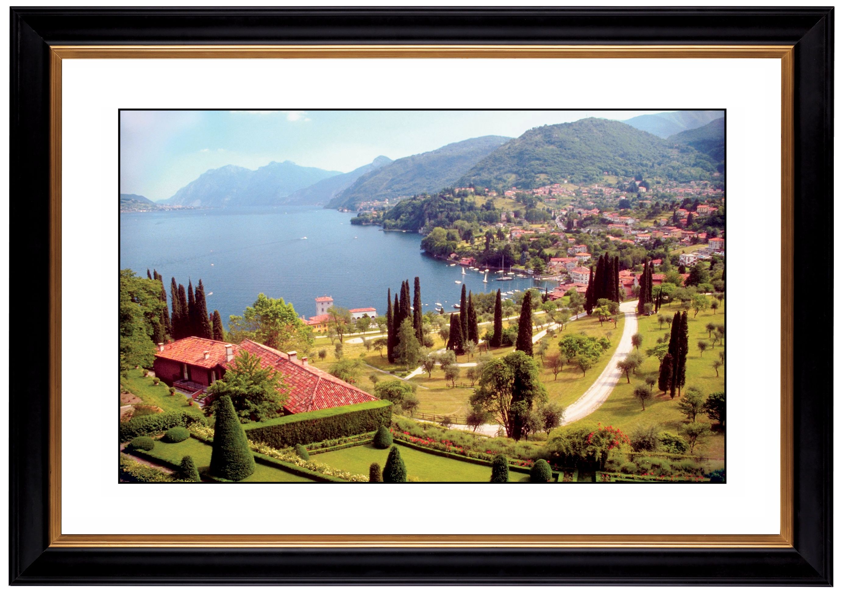 Italian Lake Giclee 41 3/8" Wide Wall Art