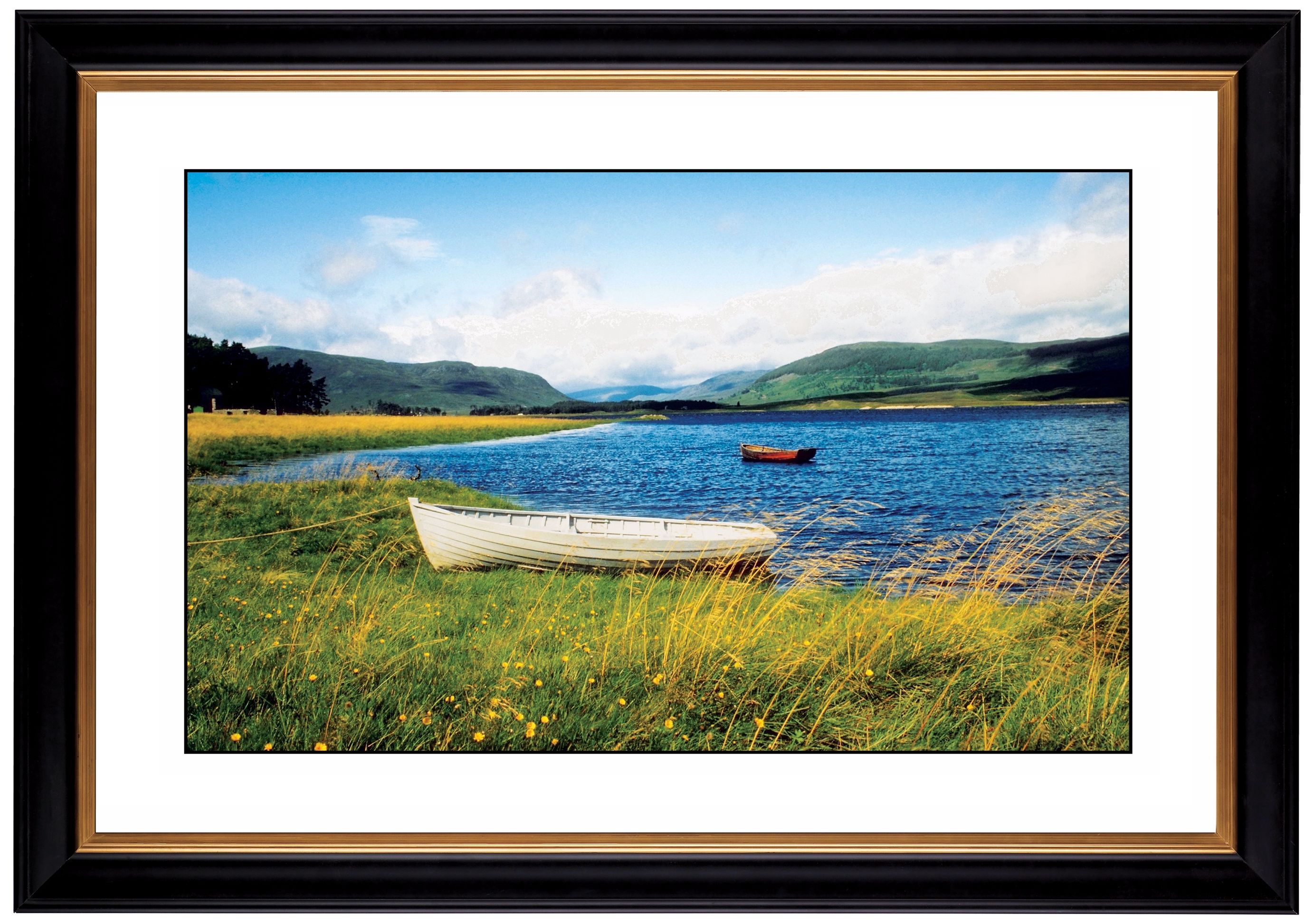 Windswept Lake Giclee 41 3/8" Wide Wall Art