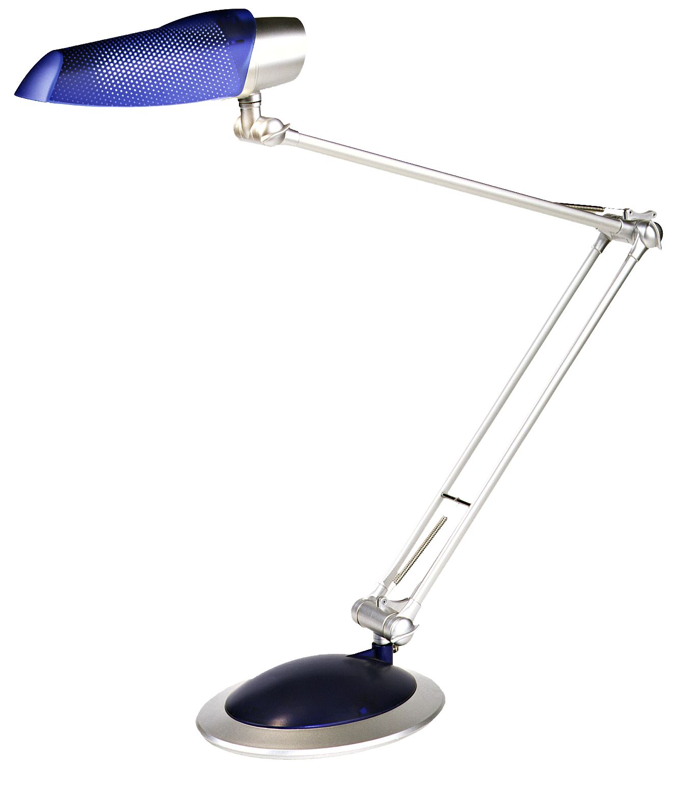 Blue Glass Desk Lamp