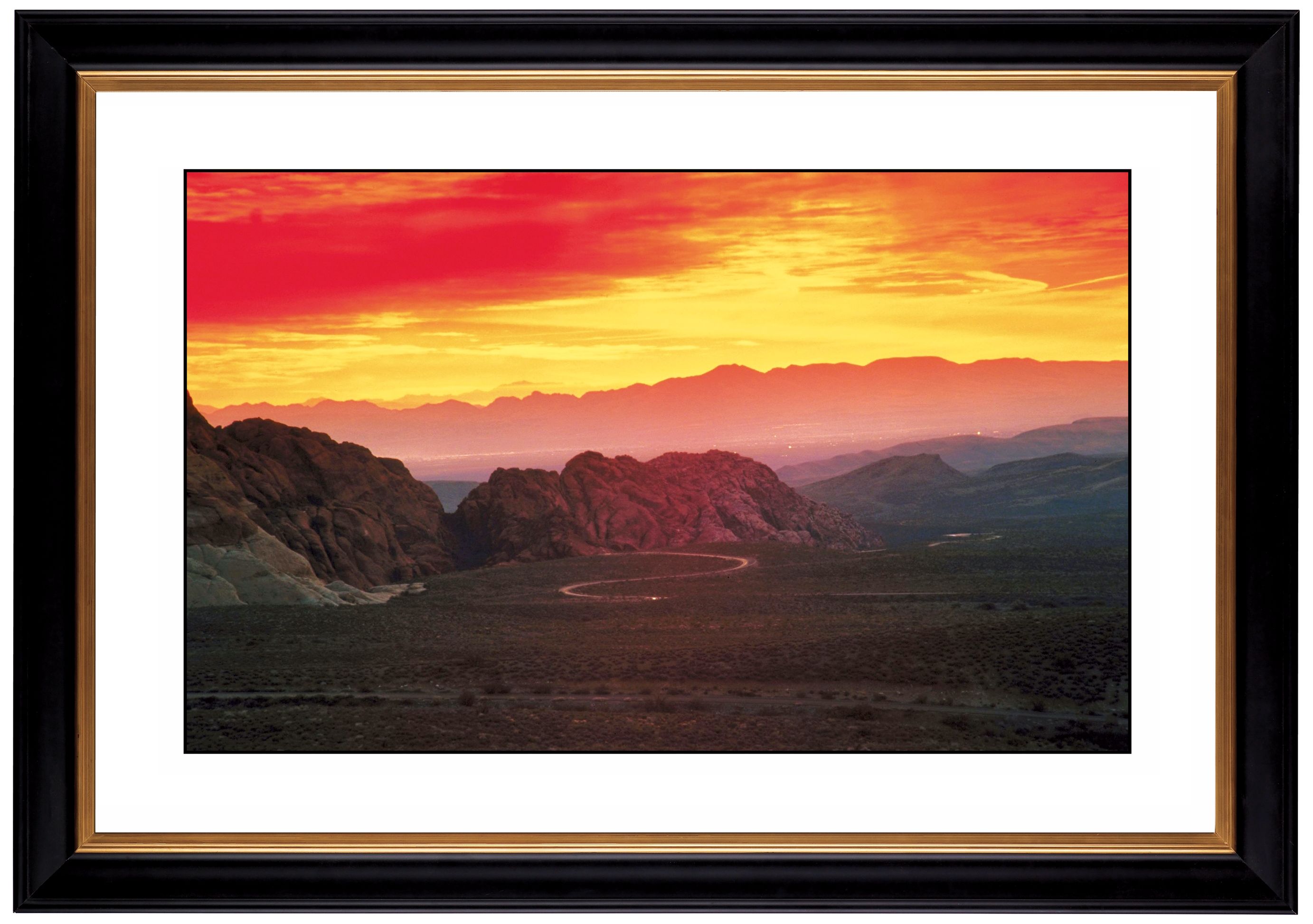 Desert Mesa Sunrise Giclee 41 3/8" Wide Wall Art