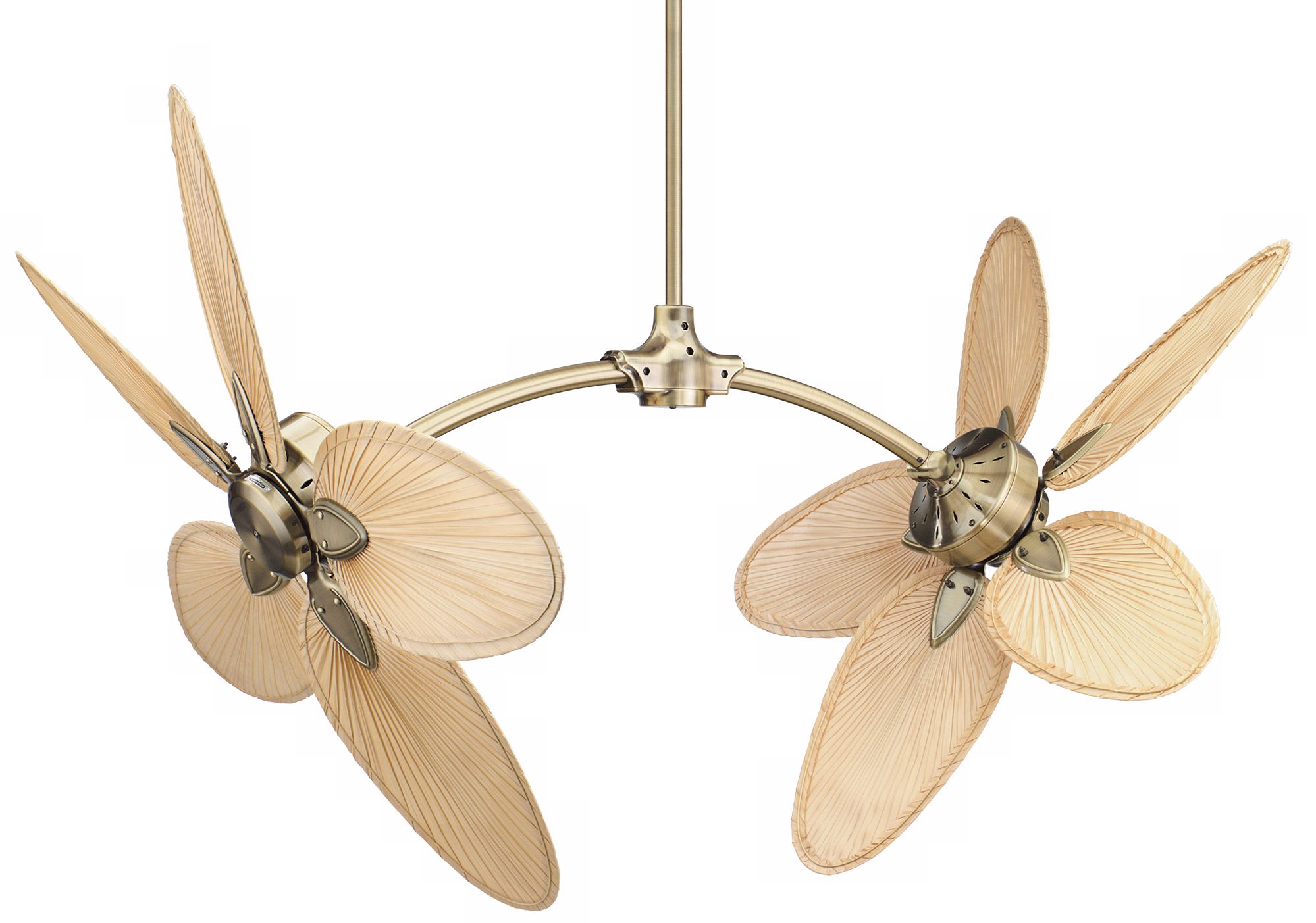The Caruso Antique Brass Fan By Fanimation