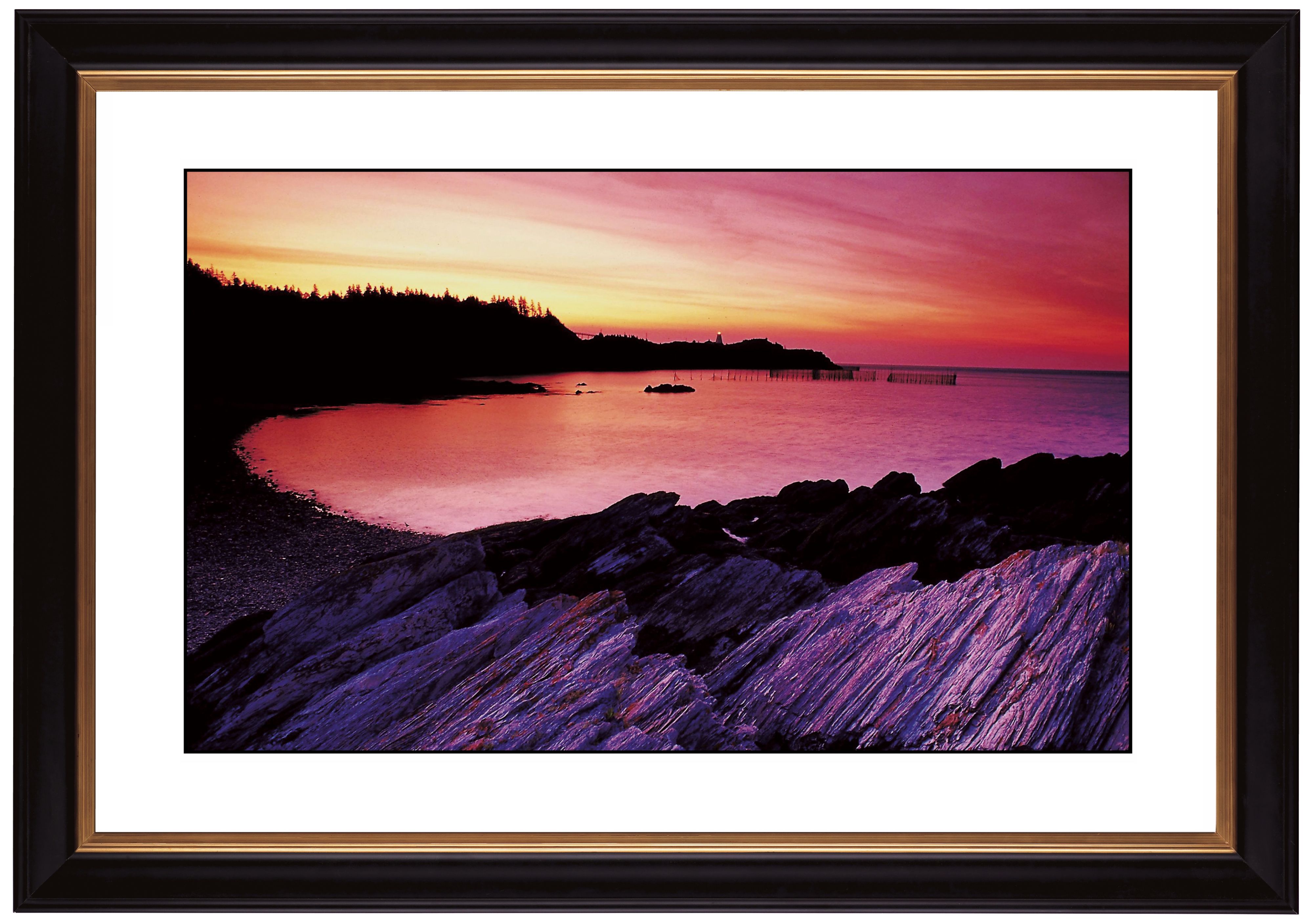 Red Lake Sunset Giclee 41 3/8" Wide Wall Art