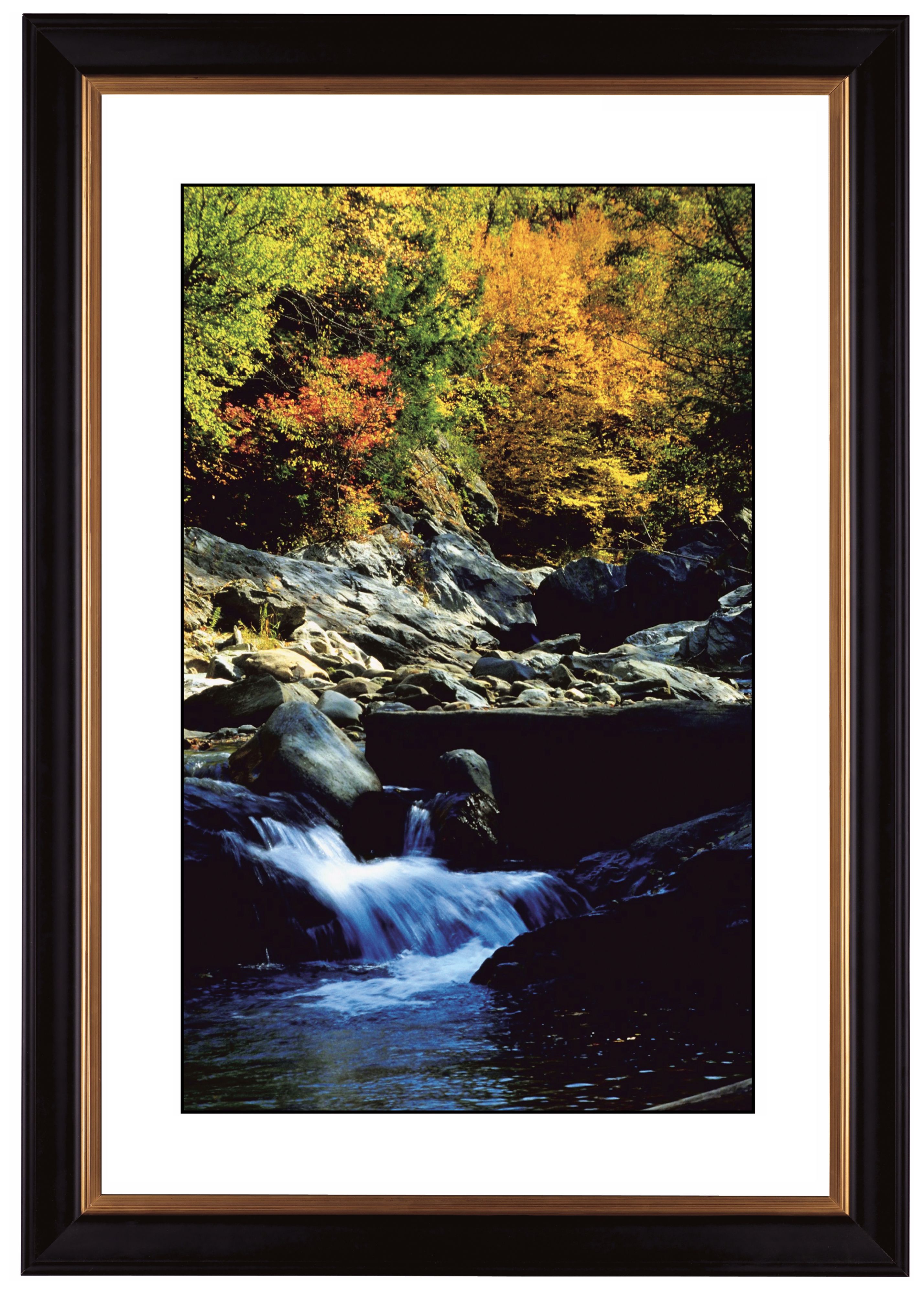 Crystal Mountain Stream Giclee 41 3/8" High Wall Art