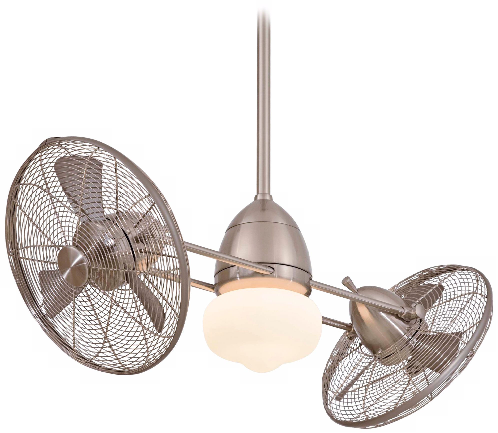 Minka Aire Gyro Brushed Nickel Wet Locations Ceiling Fan