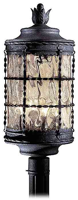 Mallorca™ Collection 25" High Iron Post Mount
