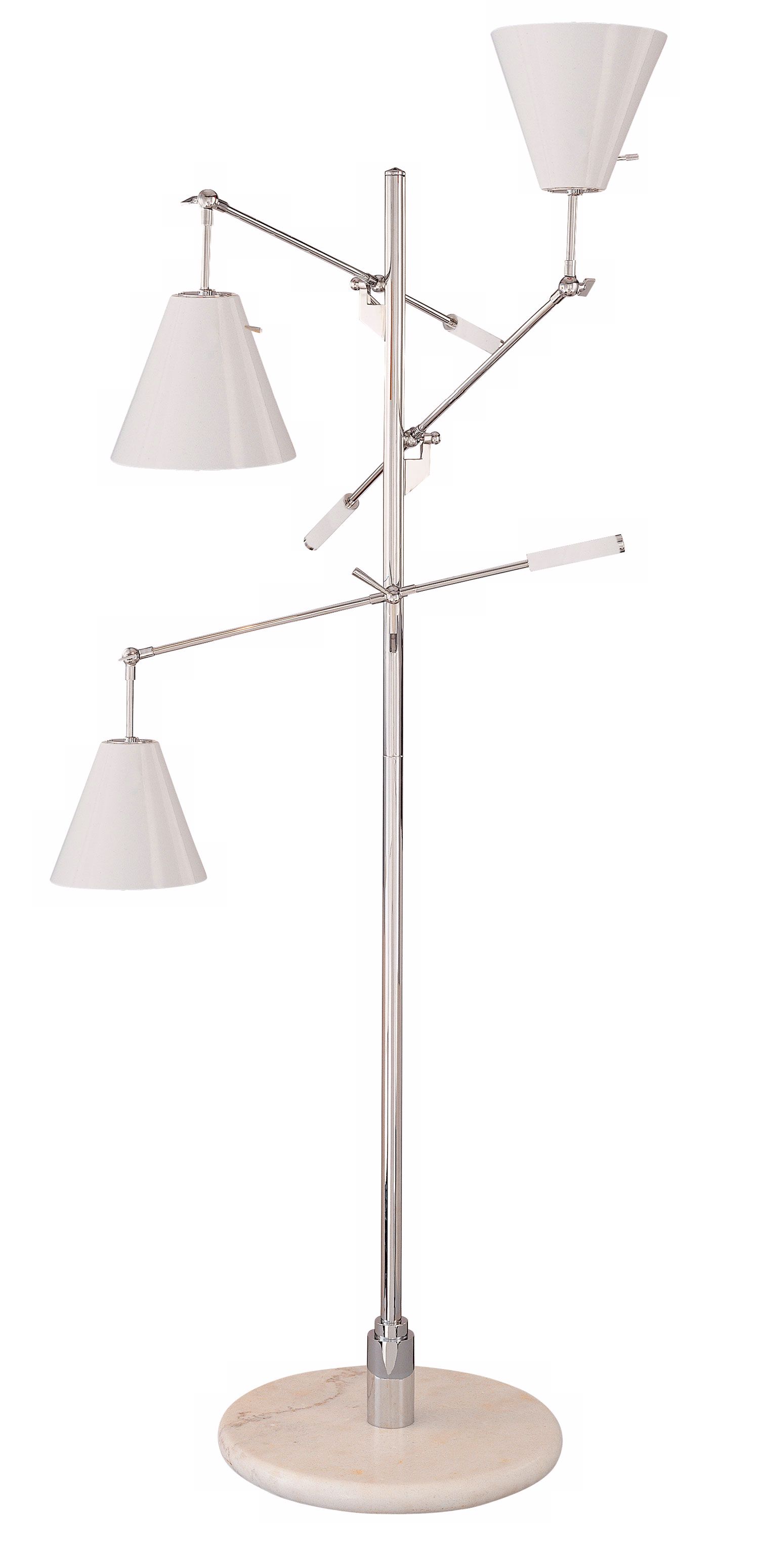 Sonneman Treluci Piccolo White Floor Lamp