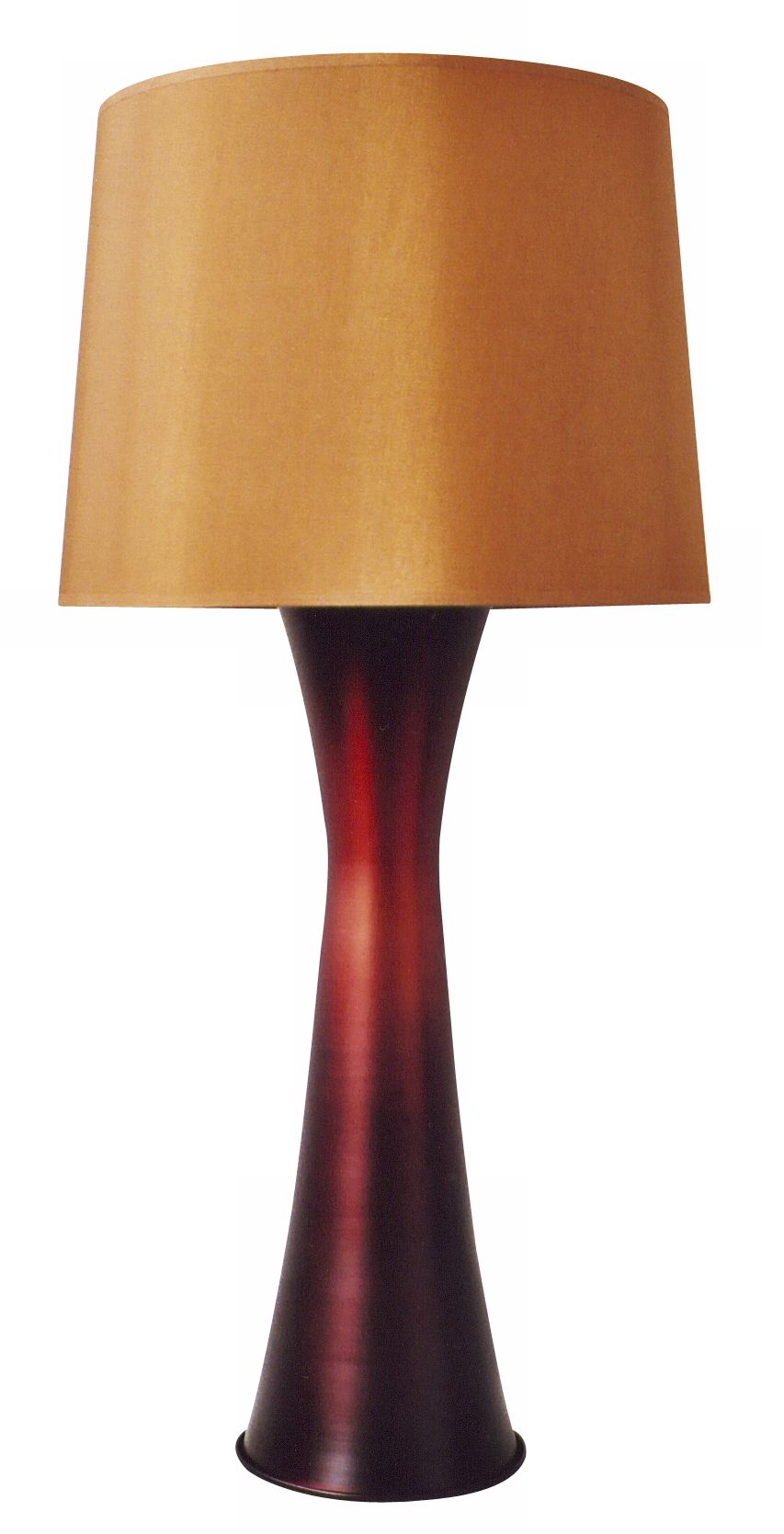 Babette Holland Raku Red Skyscraper Table Lamp