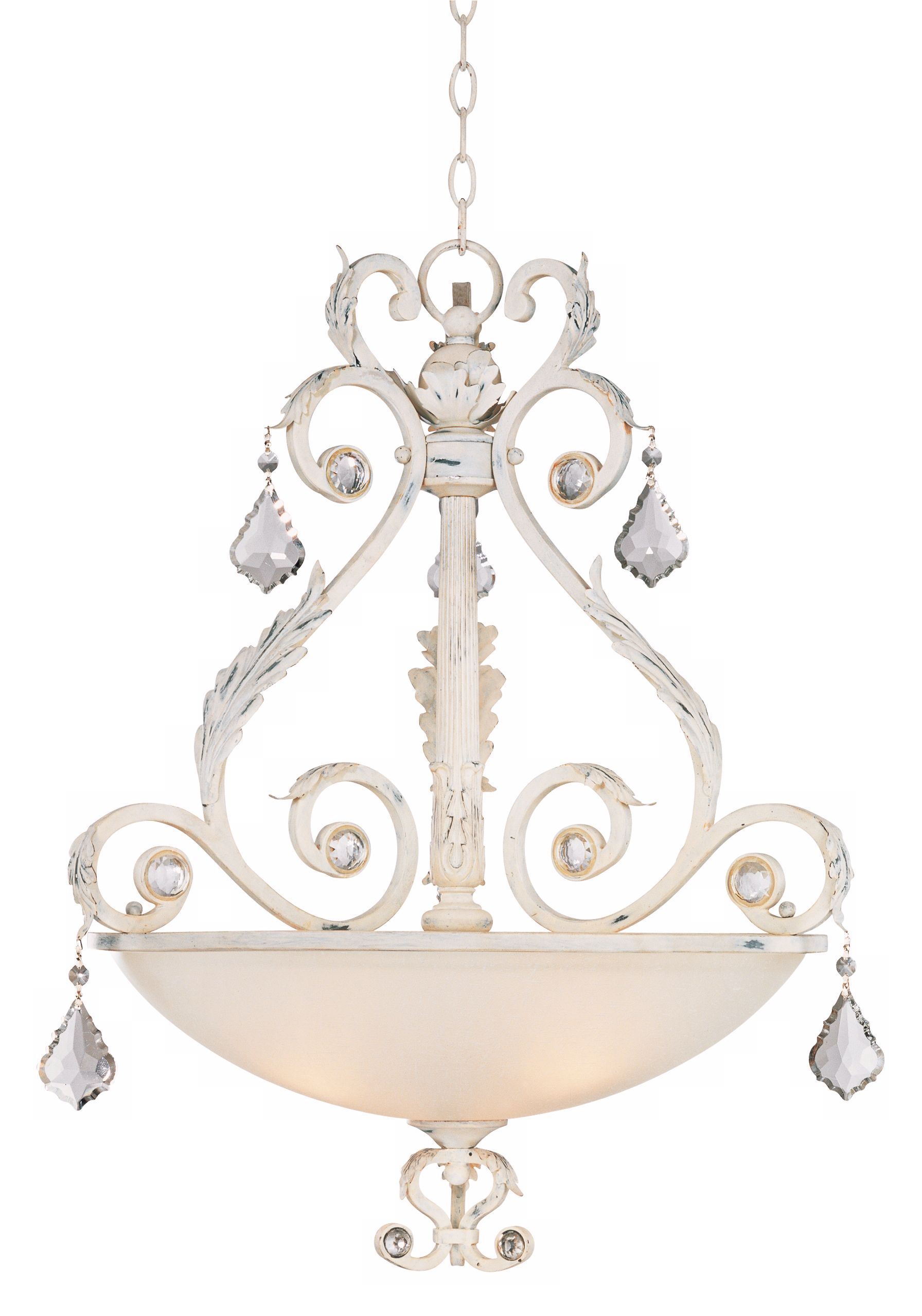 Kathy Ireland Ramas de Luces White Pendant Chandelier