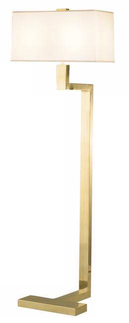 Robert Abbey Doughnut Floor Lamp in Antique Brass