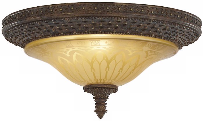 Bob Mackie Julieta Collection 15" Wide Ceiling Light Fixture