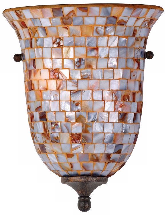 Monterey Mosaic Malaga Finish 12" High Pocket Sconce