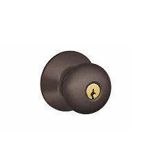 Schlage Plymouth Oil-Rubbed Bronze Keyed Door Knob