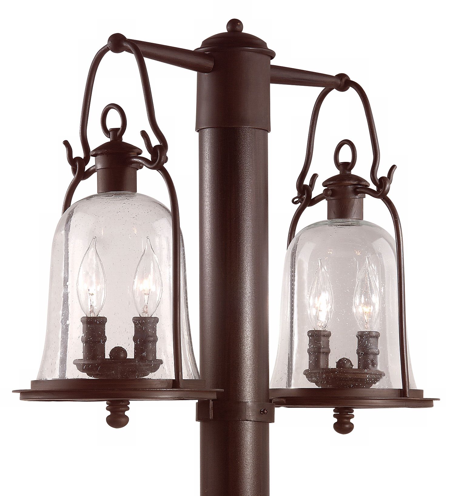 Owings Mill Collection 21" Wide Outdoor Double Post Light