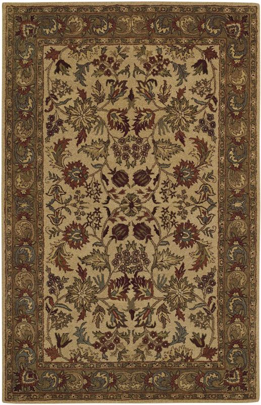 Bombay Beige/Tan Handmade Area Rug