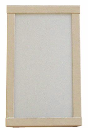 Frosted Glass 8" High Outdoor Wall Light