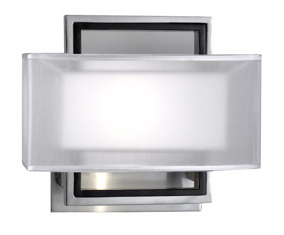 Nova Metallico Silver Sconce
