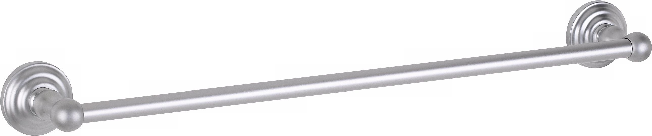 Brentwood Satin Chrome 24" Bathroom Towel Bar