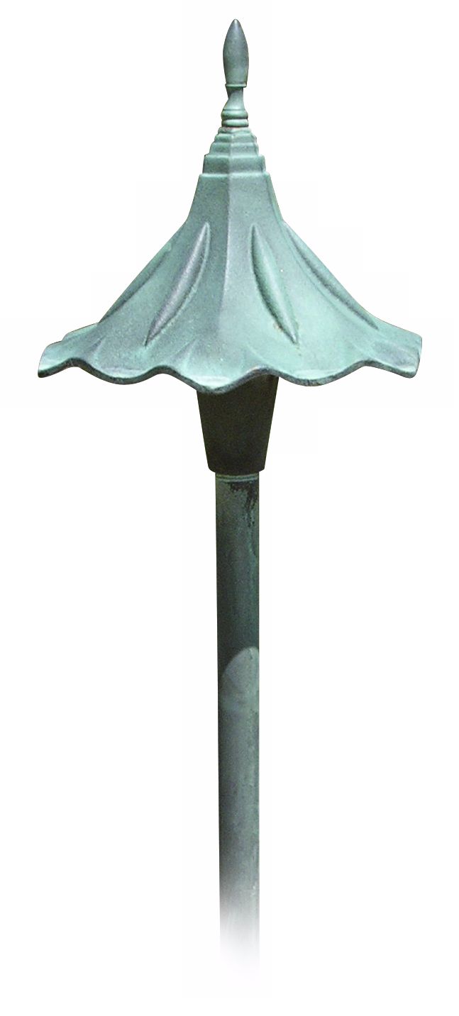 Brass Hat Low Voltage Landscape Light
